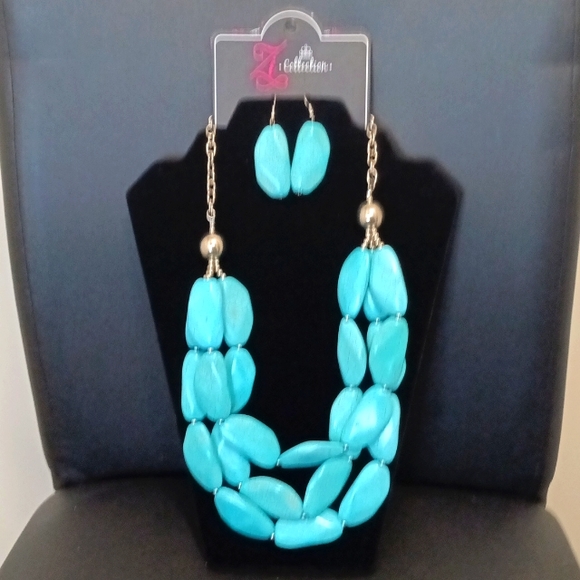 paparazzi Jewelry - Paparazzi Zi Collection Turquoise Necklace set.